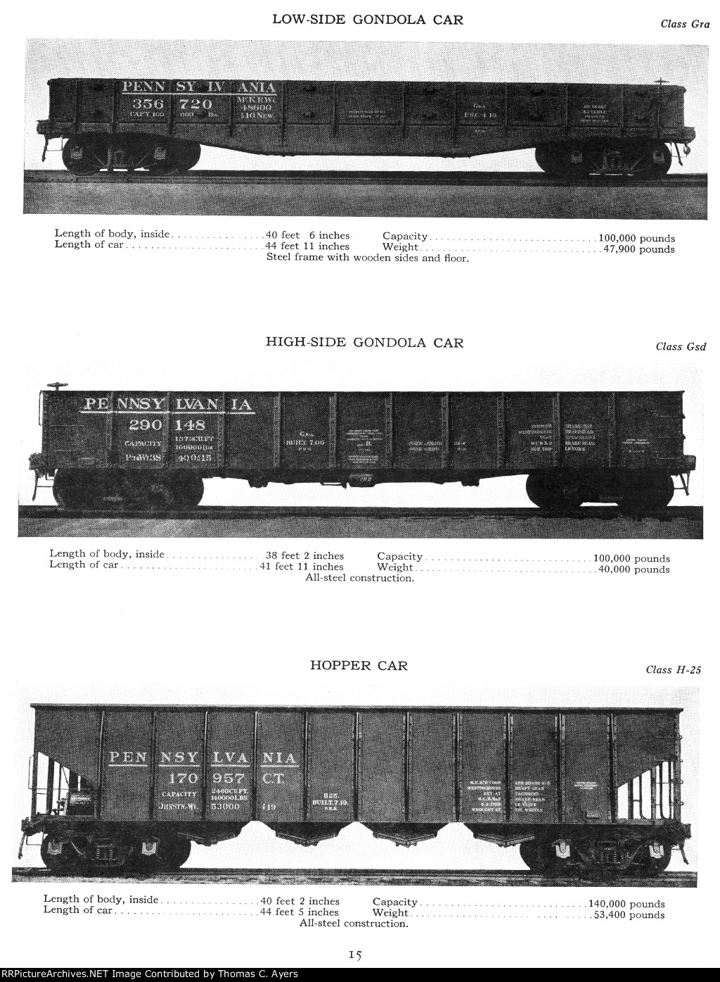 PRR "Modern Cars And Locomotives: 1926," Page 15